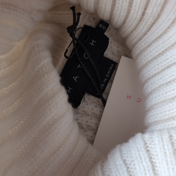 Hatch maternity waffle turtleneck sweater 100% merino wool - Picture 7 of 9